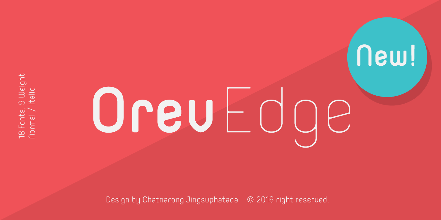 Orev Edge Font